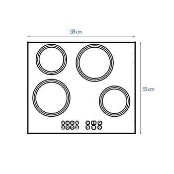Parrilla eléctrica vitrocerámica Eb técnica 58 cm EB-VITRO60