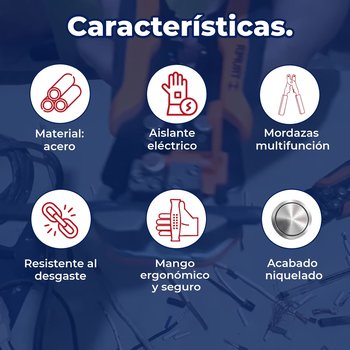 Pinza Profesional Electricista 8 pulg