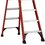 Escalera Tijera Fibra Vidrio Cuprum 7 Peldaños 2.44 m