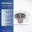 RESUMIDERO REDONDO 089X089 MM 3 1/2 BRONCE CROMO