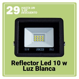 Reflector Led 10 w Luz Blanca 6500 K
