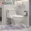 Inodoro Sanitario Una Pieza Ava Cato Blanco 4.8 lpd