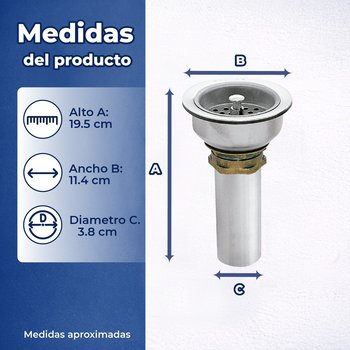 Contra Canasta para Fregadero Helvex H-8801 Original