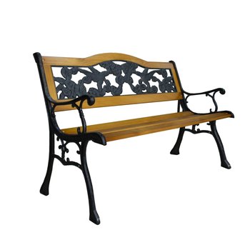 Banca 125.5 X 63 X 78.5 cm estilo parque diseño tipo colibrí
