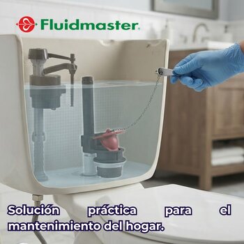 Válvula de Descarga Para Sanitario Con Pera Sapito Fluidmaster