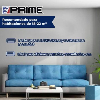 MINISPLIT 1 TONELADA FRIO CALOR 220V PRIME