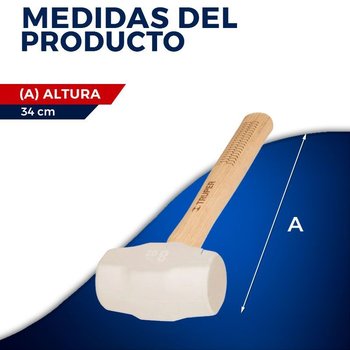 Mazo Hule Truper 8 oz