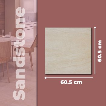 Piso Sandstone Beige Daltile 60.5x60.5 cm