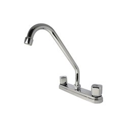 Llave Mezcladora 8" Para Fregadero al Piso Con Cubierta Rugo 8IS Llave Mezcladora 8" Para Fregadero al Piso Con Cubierta Rugo 8IS