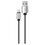 Cable carga usb trenzado tipo lightning 3 ft