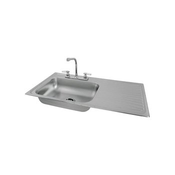 Fregadero K202 marca Eb Técnica 101 x 54 cm Acero Inoxidable