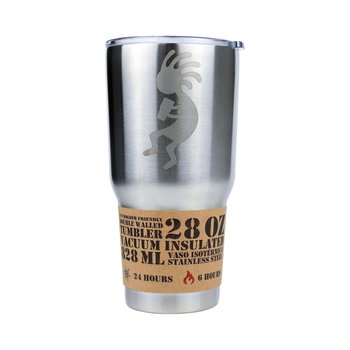 Vaso térmico acero con popote 28oz