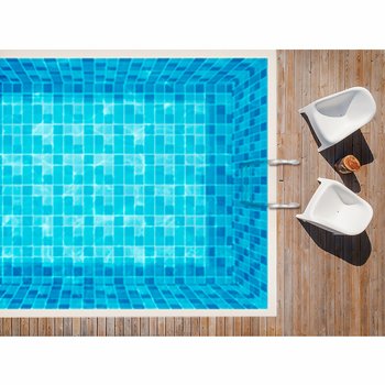 Mosaico Para Alberca Los Cabos Foncer 32.7x32.7 cm