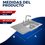 Fregadero M101 marca Eb Técnica 80 x 52 cm Acero Inoxidable