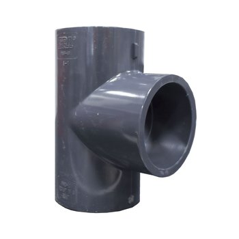 TEE PVC HID CEM 064 MM 2 1/2 CED 80