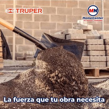 Pala Truper T-2000 Cuadrado Puño Y Mango 29-½ pulg