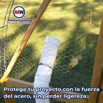 Malla Hexagonal DeAcero 1.20 x 45 M Calibre 22