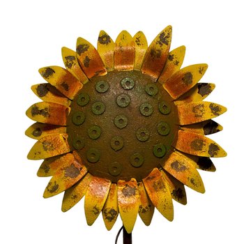 Estaca decorativa para jardín figura Girasol letreros 1.06 M