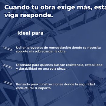 Poste de Viga Calibre 20 6.35X3.05 M