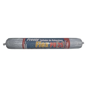 Sellador Poliuretano Presto Flex PU25 Blanco 600 ML