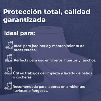 Bota Jardinera Pvc Truper Talla 29 BOT-29J