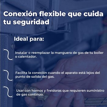 Conector Flexible Para Gas 5/16X5/16X1.50 M Coflex