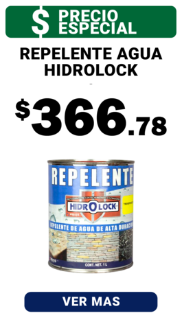 Repelente Agua Hidrolock Transparente 1 Lt