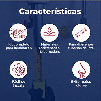 Kit de Instalación para Fregadero de 1 Tarja Coflex