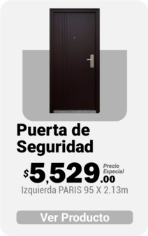Puerta de Seguridad Izquierda PARIS 95X2.13M