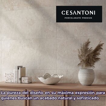 Piso Fiore Tipo Mármol Cesantoni 45x90 cm Rectificado