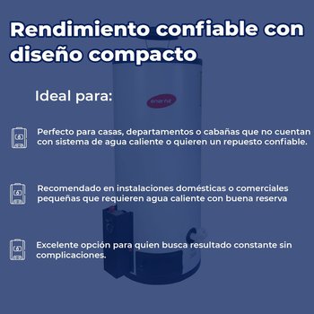 Calentador Depósito 60 L Iusa Enerhit Gas LP