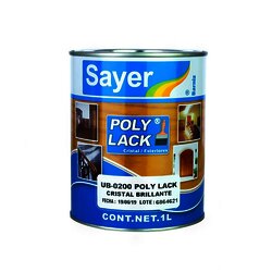 Barniz Poly Lack Cristal Brillante 1 Lt