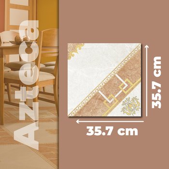 Piso Azteca Rojo Vitromex 35.7x35.7 cm