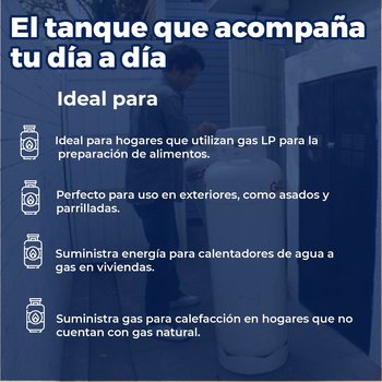 Tanque de Gas Tatsa 20 kg