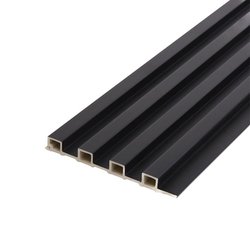 Panel Lambrin para pared WPC interior negro 16.5X290X2.2CM
