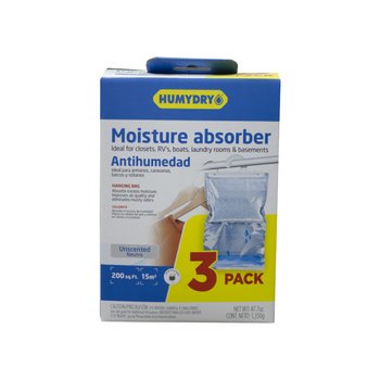 Bolsa Colgante Absorbente de Humedad 3 x 15.9 OZ Sin Aroma