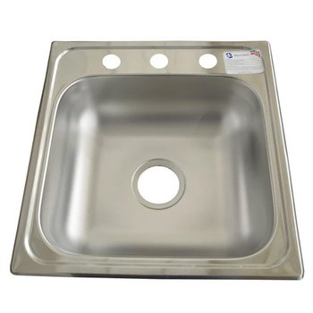 Fregadero M10 marca Eb Técnica 38 x 38 cm 1 tina