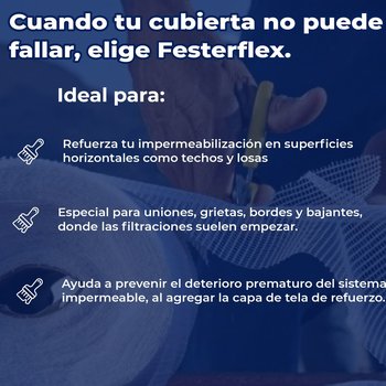 Tela Refuerzo Sencilla Fester Festerflex 100 m