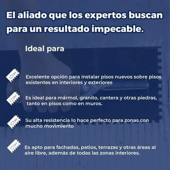 Adhesivo blanco reforzado 20 kg Crest Total