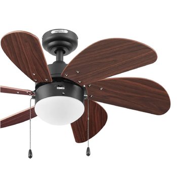Ventilador de techo tramontana 30 pulgadas bronce con luz