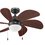 Ventilador de techo tramontana 30 pulgadas bronce con luz