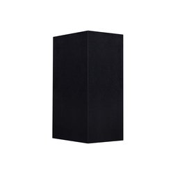 Luminario sobreponer muro 2 X GU10 IP44 negro