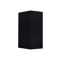 Luminario sobreponer muro 2 X GU10 IP44 negro