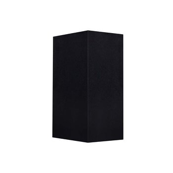 Luminario sobreponer muro 2 X GU10 IP44 negro