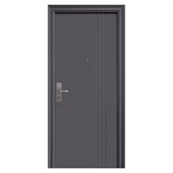 Puerta Derecha Serie 3 Alta Seguridad 95X213 mts Gris Oxford