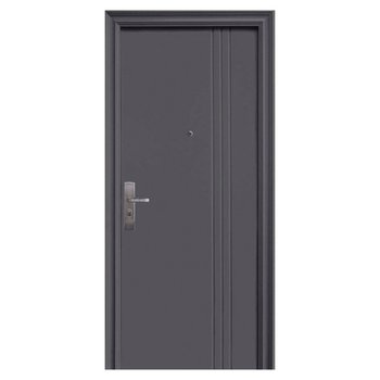 Puerta Derecha Serie 3 Alta Seguridad 95X213 mts Gris Oxford