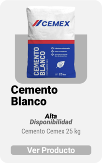 Cemento Blanco Cemex 25 kg