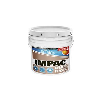 Cemento Plástico Acrílico Blanco Impac 3.8 L