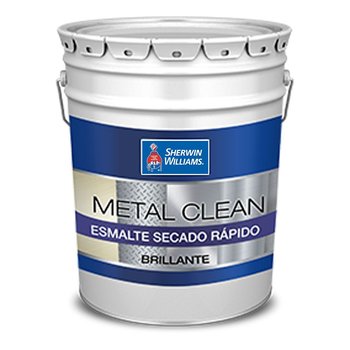 Esmalte Brillante Secado Rápido Metal Clean Blanco 19 L