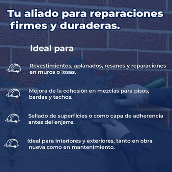 Aditivo Sikalatex N 4 Lt para morteros, aplanados y estucos